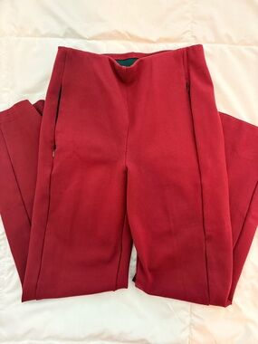 Betabrand Women's Skinny Pants in Red